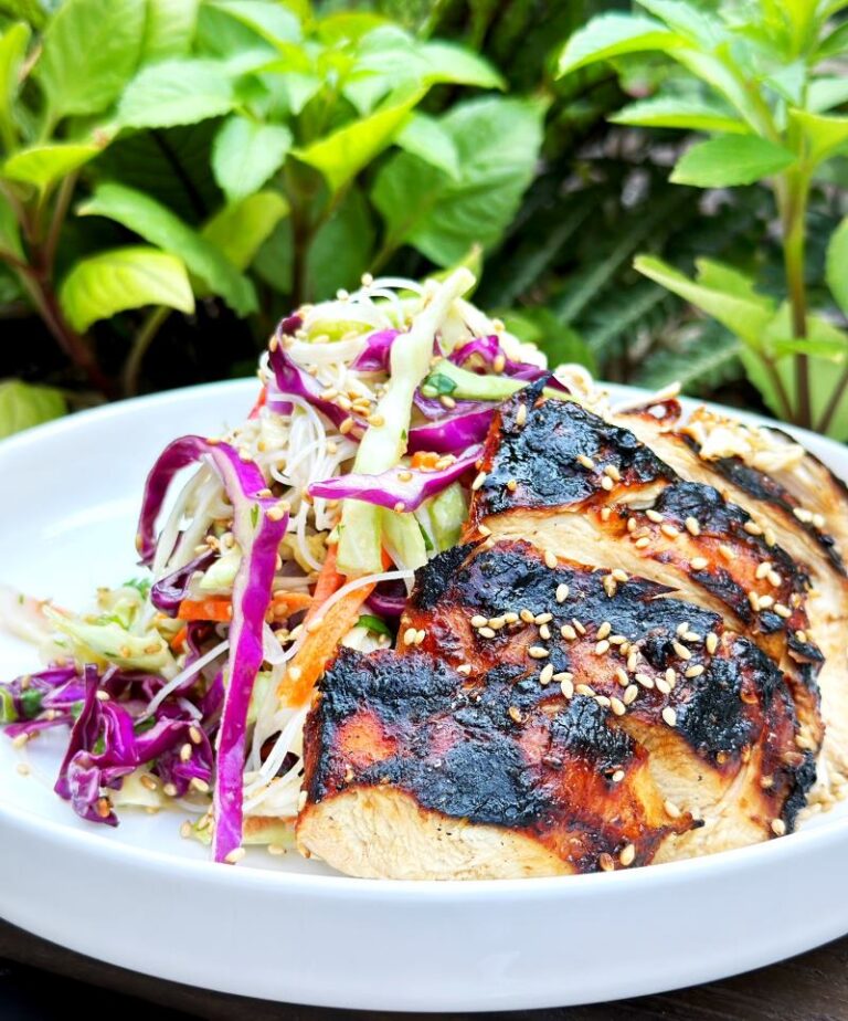 Veggie Crunch Noodle Salad with Grilled Chicken Ann Arbor Family