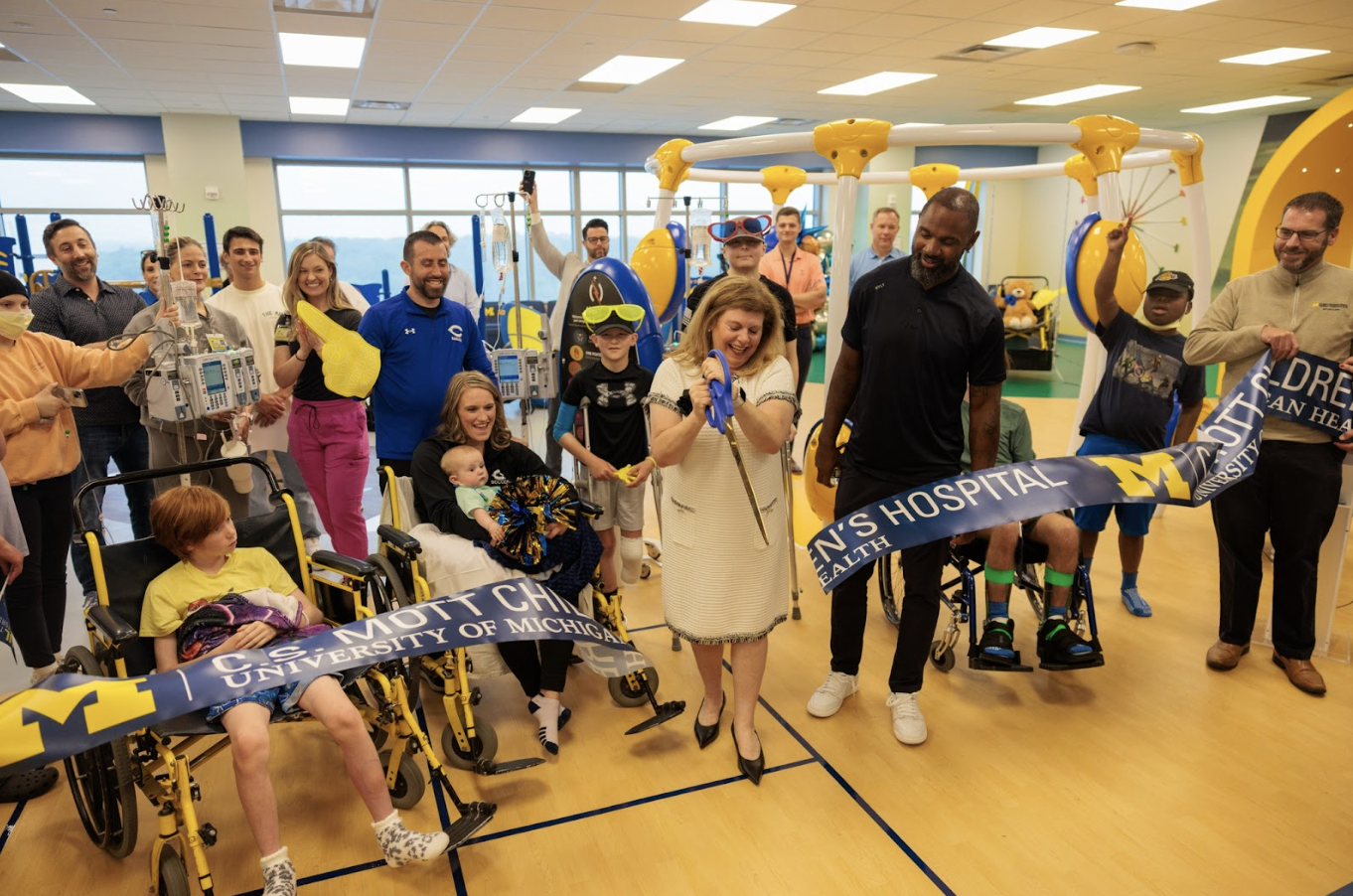 C.S. Mott Children’s Hospital Renovates Sports-Themed Indoor Playground
